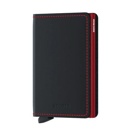Secrid Slimwallet Matte Black & Red